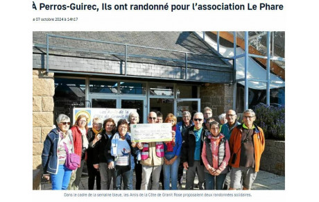 Article du Télégramme du 7 octobre -Semaine bleue